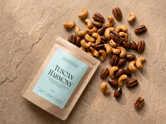 TUSCAN HARMONY SNACK BOX - Mixed Nuts | Acrosstrades | 75 Grams (x8)