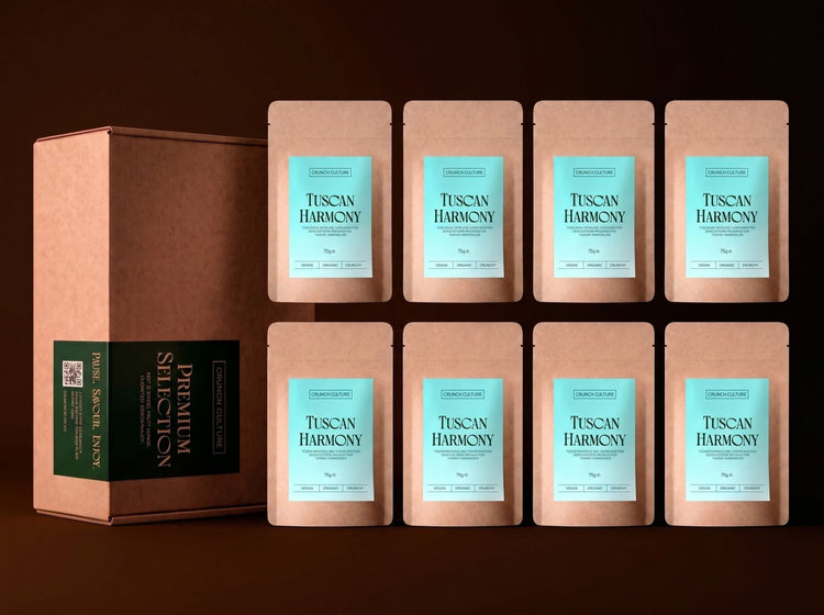 TUSCAN HARMONY SNACK BOX - Mixed Nuts | Acrosstrades | 75 Grams (x8)