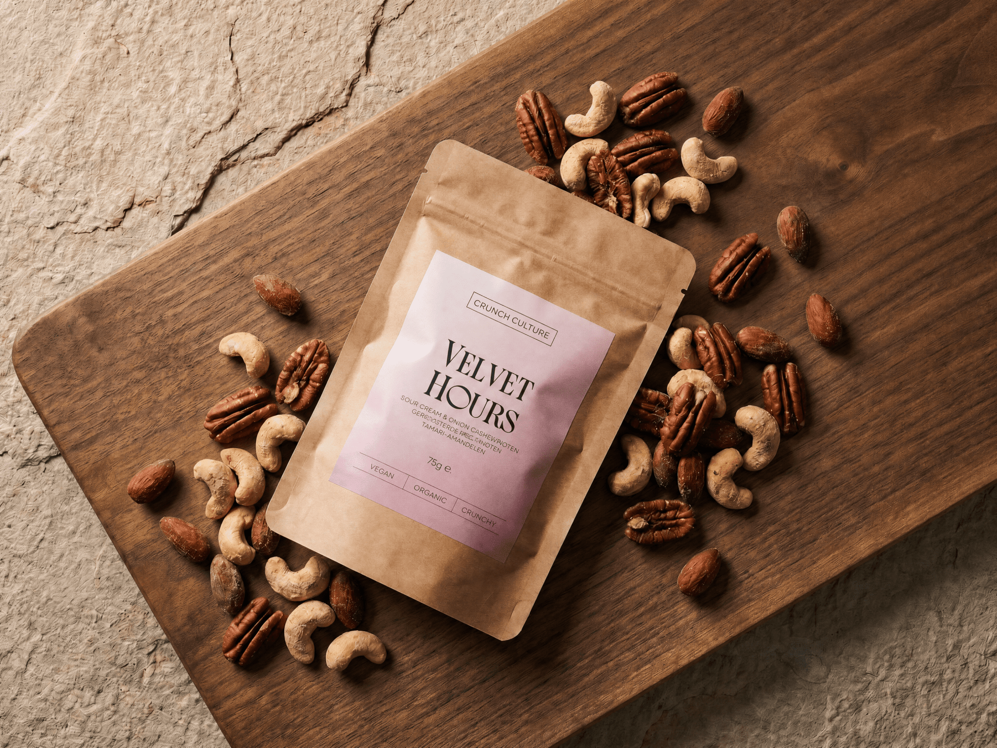 VELVET HOURS SNACK BOX - Mixed Nuts | Acrosstrades | 75 Grams (x8)