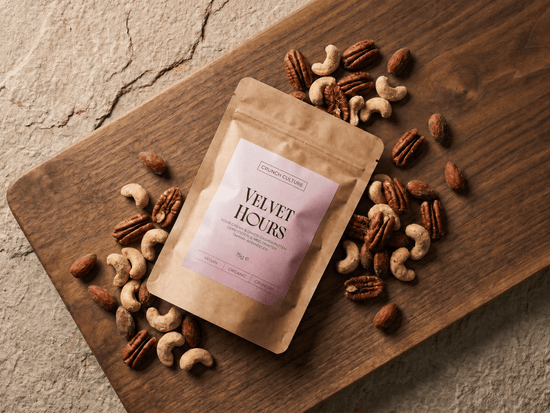 VELVET HOURS SNACK BOX - Mixed Nuts | Acrosstrades | 75 Grams (x8)